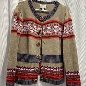 Christopher and Banks extra large women’s pattern knit sweater.